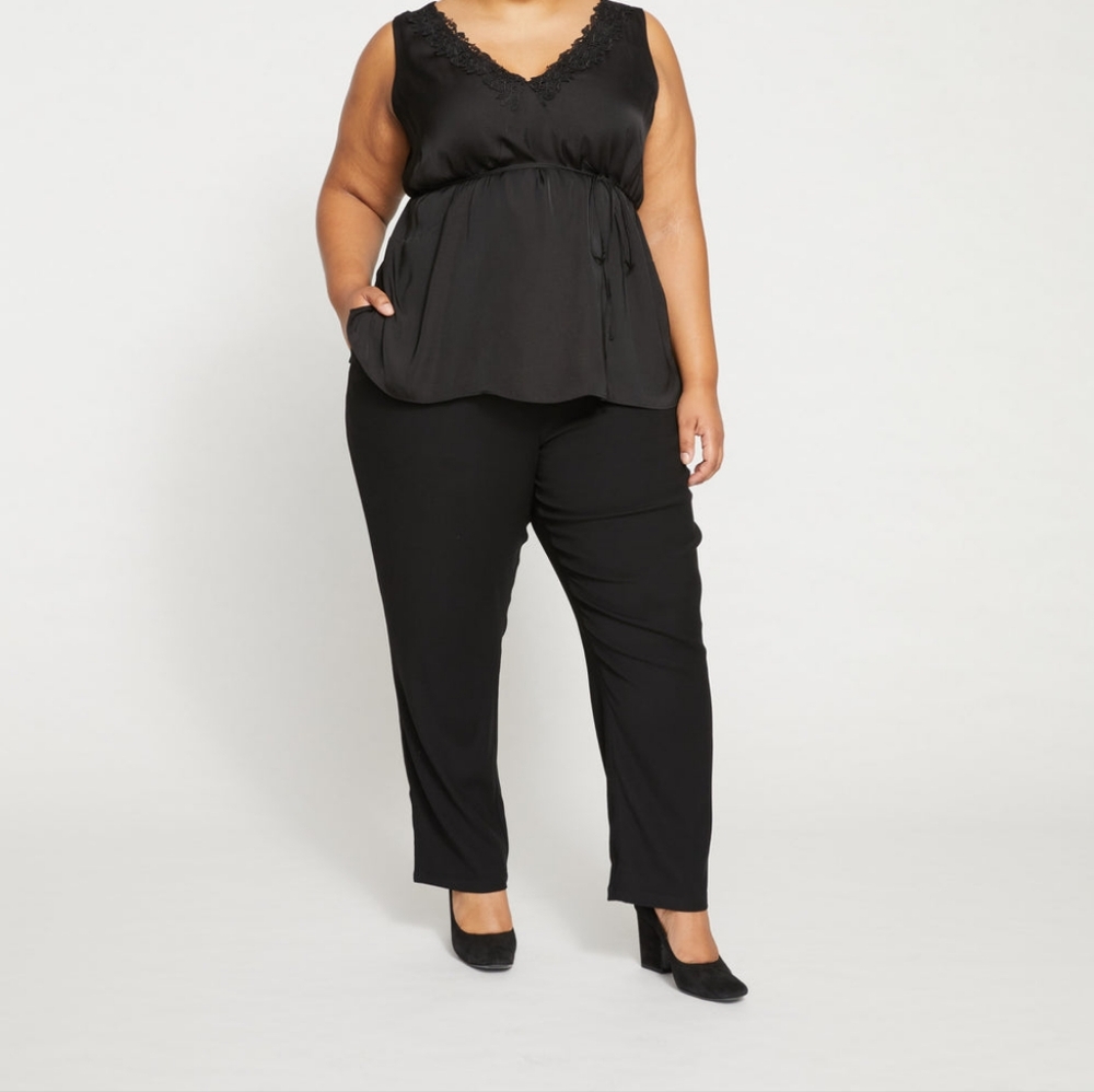 Meg Luxe Double Cigarette Pant Universal Standard size M 18-20